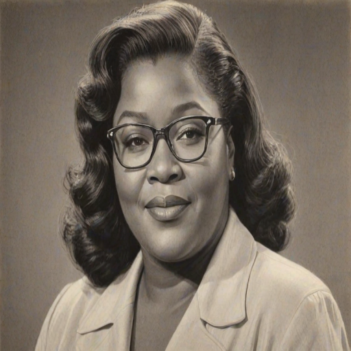 Charming Loretta Devine, pencil sketch, portrait of Sublime woman 1946s in glasses, hair style beatnik, outline, clear lines, fine lines, 8k