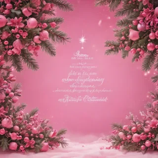 pink christmas background