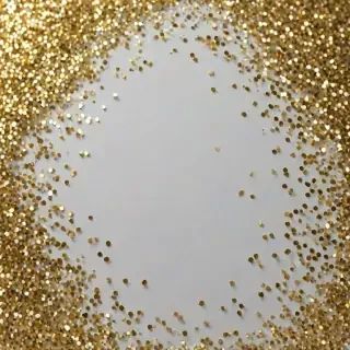 transparent background glitter