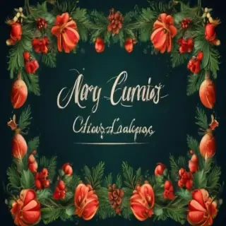 merry christmas clipart transparent background