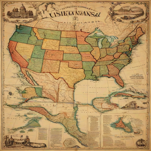 mapa usa