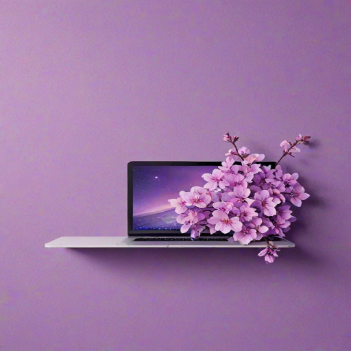 purple aesthetic wallpaper laptop