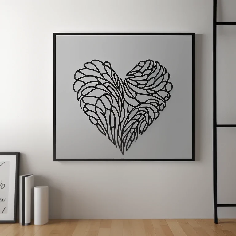 wall art mock up