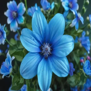 background blue flower