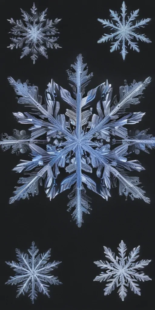 transparent background snowflake clipart
