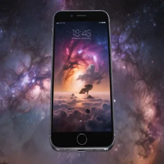 iphone galaxy background