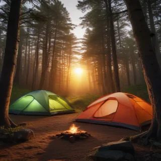 camping background pic