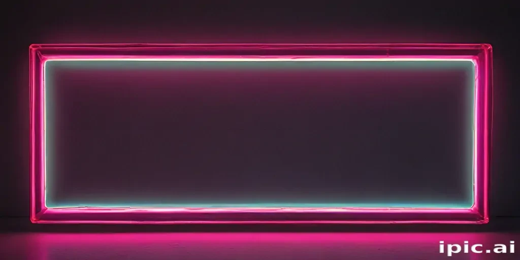 neon frame