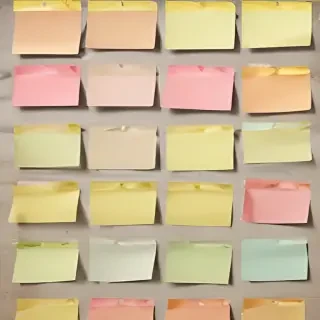 sticky note background