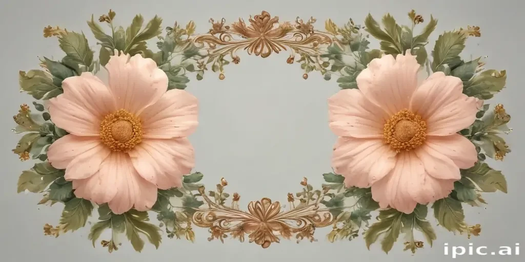 flower transparent border