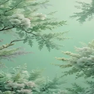 pastel green aesthetic wallpaper