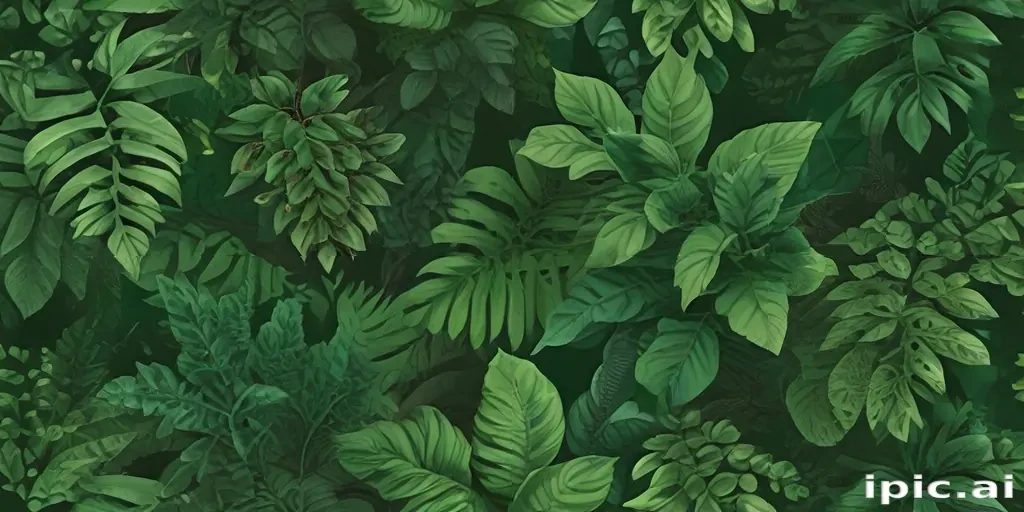 greenery background aesthetic