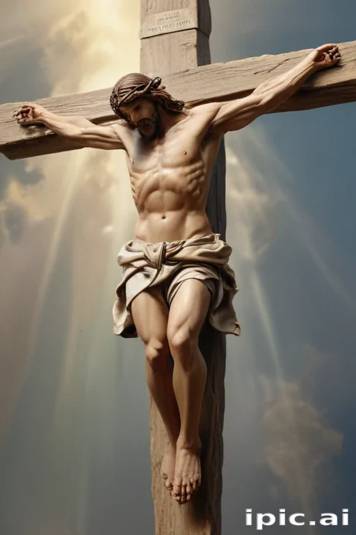 jesus on the cross clipart