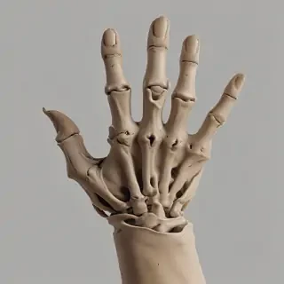 skeleton hands png