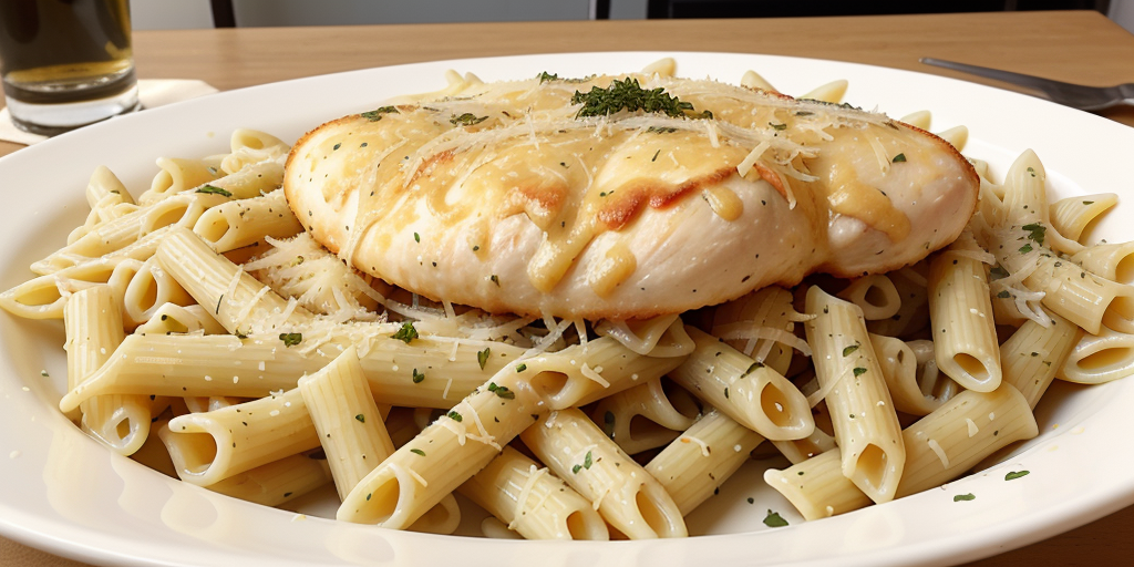 bww parmesan garlic chicken pasta