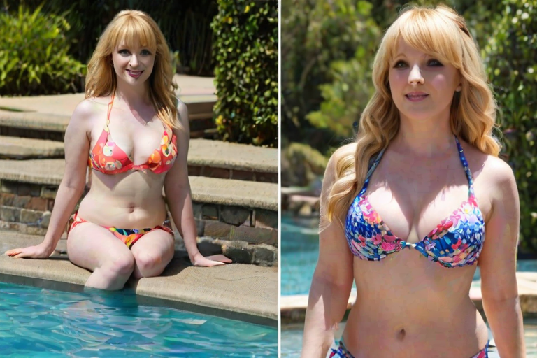 melissa rauch en bikini