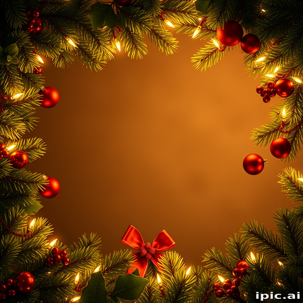 christmas background frame