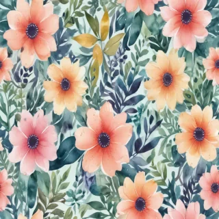 watercolor flower background