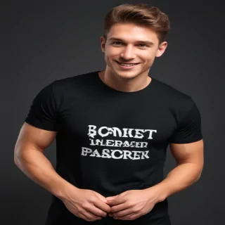 black tee png