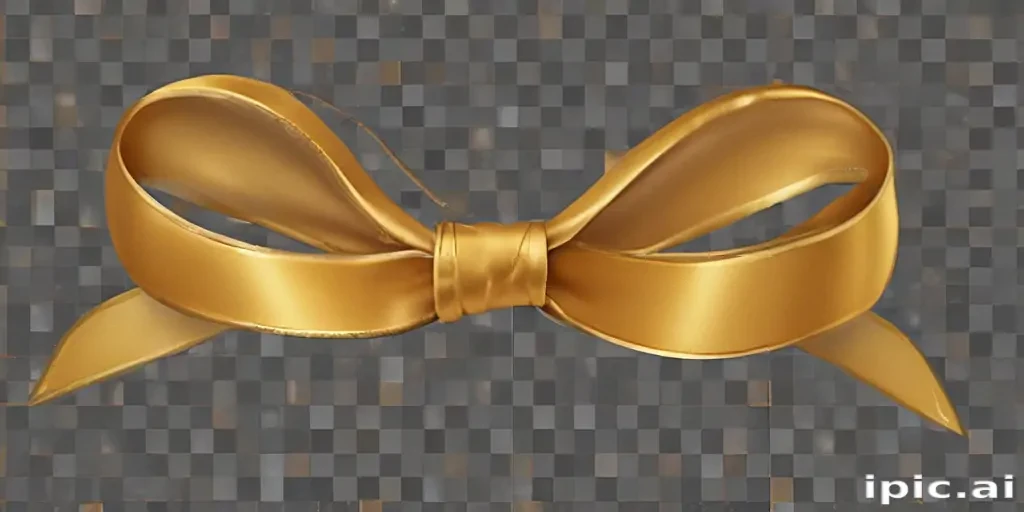 gold ribbon png