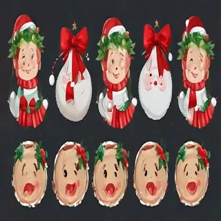 christmas back rounds