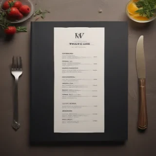 menu mockup free