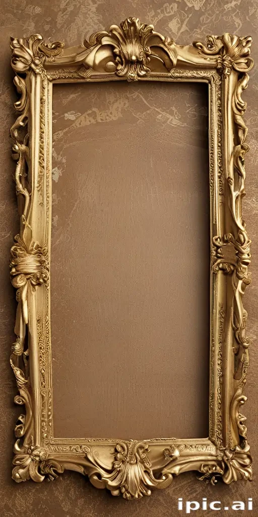 fancy gold frame