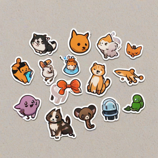 stickers with transparent background