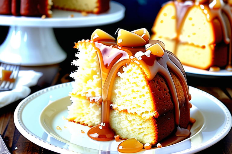 salted carmel kentucky butter cake