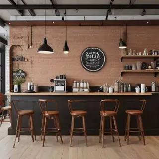 coffee shop mockup
