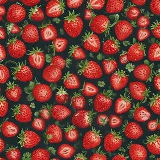 strawberry wallpaper iphone