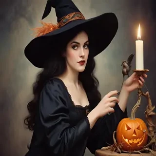 vintage witch images