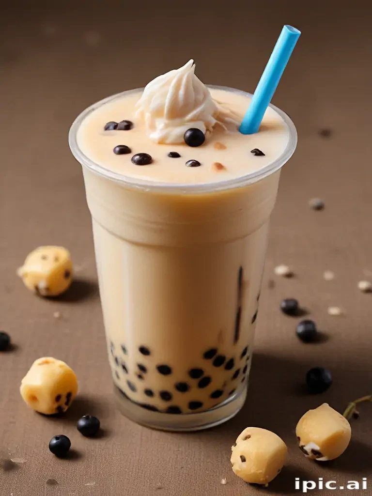 milk tea boba wallpaper