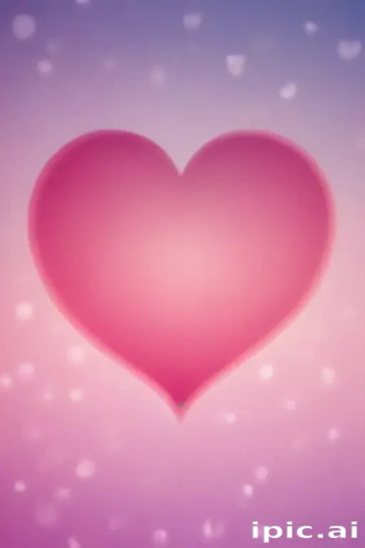 blurry heart wallpaper