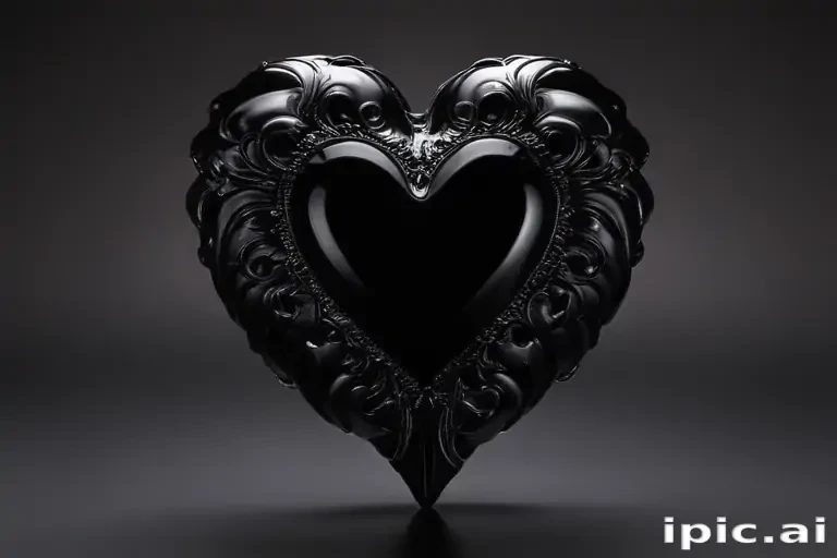 black heart pic