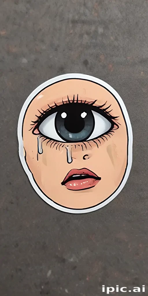 crying sticker
