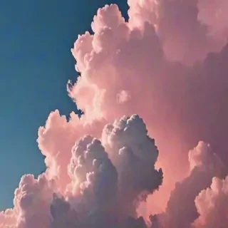 aesthetic pink clouds