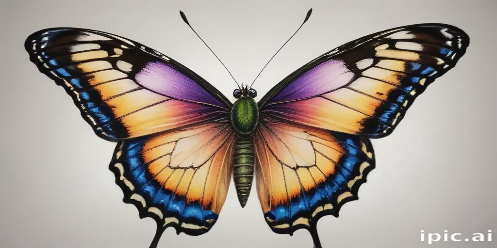 picture of a butterfly drawing