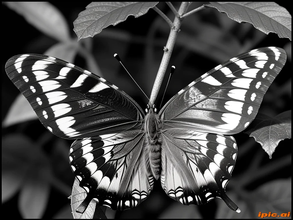 butterfly png black and white