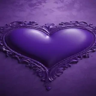 purple wallpaper heart