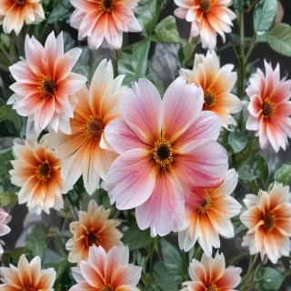 transparent flower background