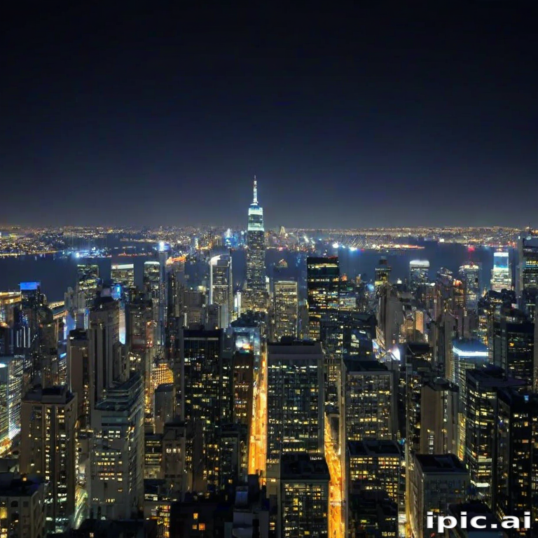 city lights background