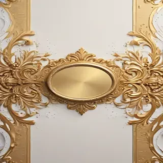 elegant white and gold background