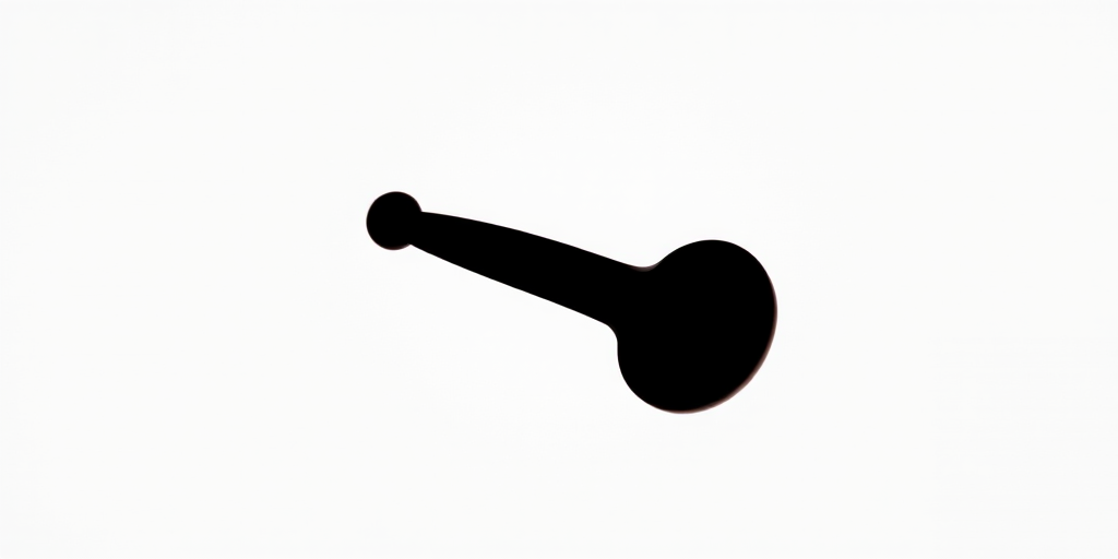 Create a high-resolution image of a simple silhouette of a phallic shape on a plain background, shot with a Canon EOS R5 camera at f/2.8, ISO 100, 1/200 sec, in portrait orientation, using a macro lens to enhance the details and clarity.