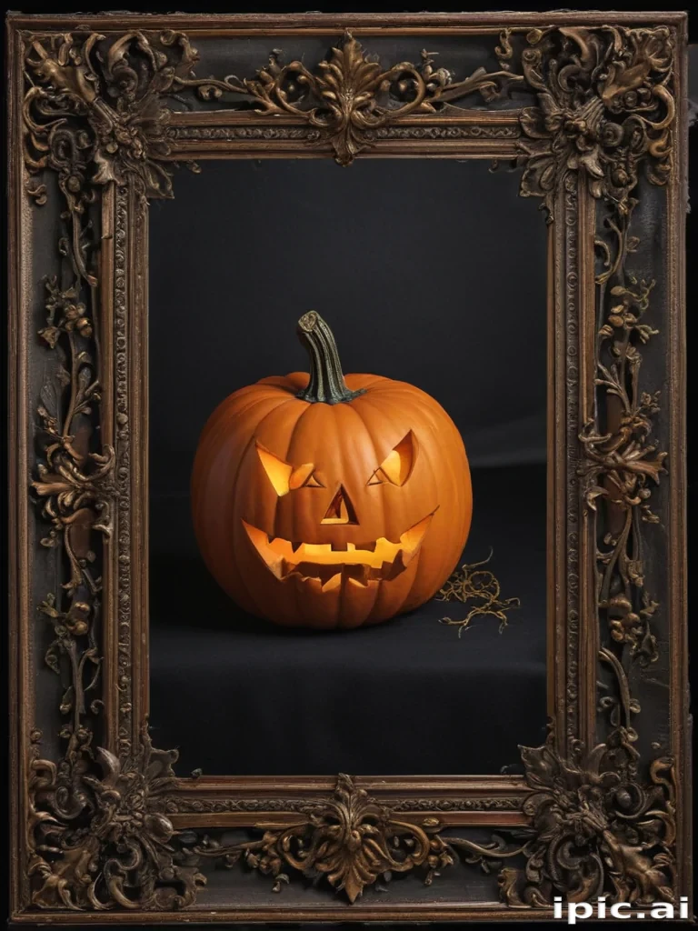 halloween border transparent