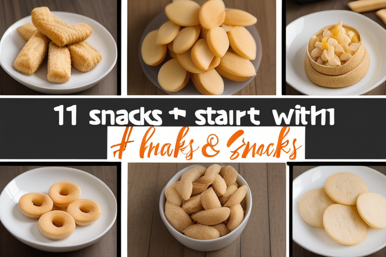 snacks that start with h