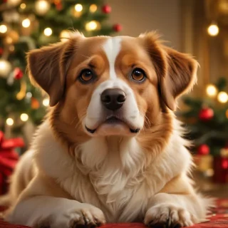 christmas dog photos