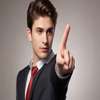 you pointing finger