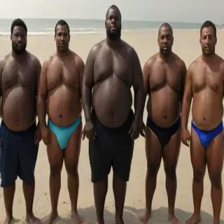 big black fat men