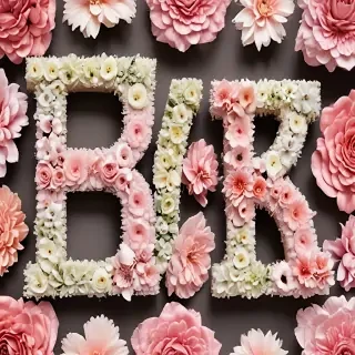 floral letters